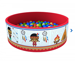 Romana Сухой бассейн Индейцы ДМФ-МК-02.52.02 + 300 шаров